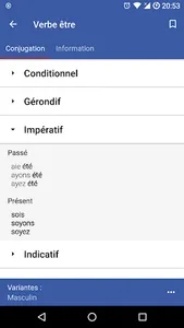 Conjugation French Verb screenshot 4