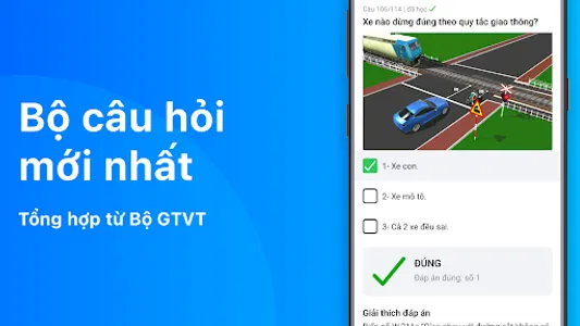 Ôn Thi GPLX 600 Câu 2023 B1 B2 screenshot 2