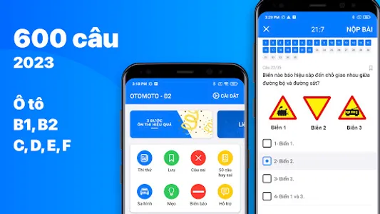 Ôn Thi GPLX 600 Câu 2023 B1 B2 screenshot 6