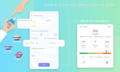 Blood Pressure & Sugar Tracker screenshot 0