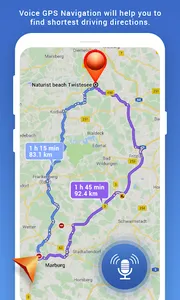 Voice GPS Navigation Map screenshot 1