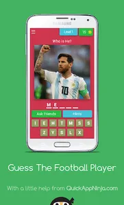 Guess The Football Player screenshot 0