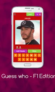 Guess who - Motosport Edition screenshot 0