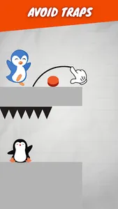Draw Bridge: Save Penguin Game screenshot 2
