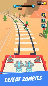 Train Defense: Zombie Merge screenshot 1