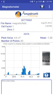 Magnetometer screenshot 1
