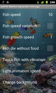 aniPet Marine Aquarium HD screenshot 4