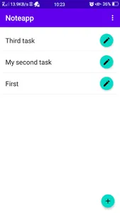 NoteApp screenshot 1