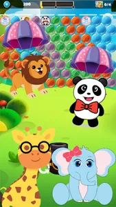 Animal Kids Cartoon Bubble Pop screenshot 12