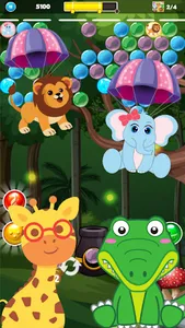 Animal Kids Cartoon Bubble Pop screenshot 14