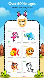 Animal Color by Number Book screenshot 0