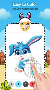 Animal Color by Number Book screenshot 2