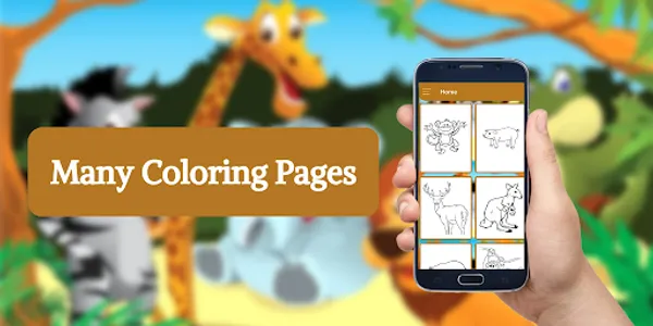 Coloring Book - White Pages screenshot 1