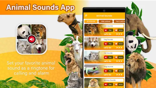 Animal Sounds Animal Ringtones screenshot 0