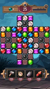 Diamond Dungeon Match 3 Games screenshot 1