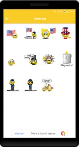 Animated Emoji Gif Stickers screenshot 1