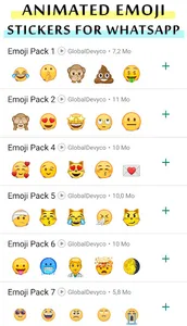 Animated Emoji Stickers 2022 screenshot 0