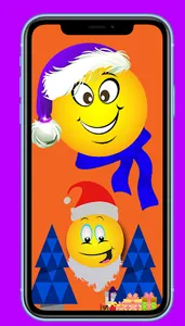 Santa Emoji And christmas stic screenshot 0