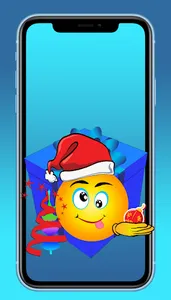 Santa Emoji And christmas stic screenshot 1