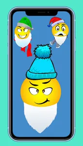 Santa Emoji And christmas stic screenshot 2