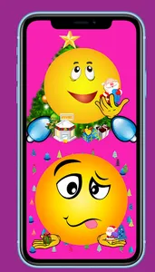 Santa Emoji And christmas stic screenshot 4