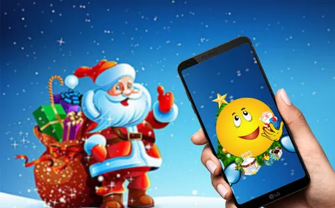 Santa Emoji And christmas stic screenshot 5