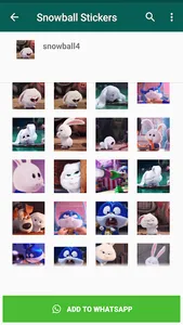 Snowball Animated Stickers screenshot 0