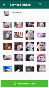 Snowball Animated Stickers screenshot 1