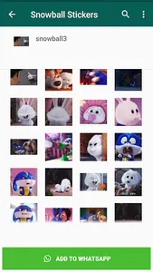 Snowball Animated Stickers screenshot 2
