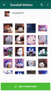 Snowball Animated Stickers screenshot 4