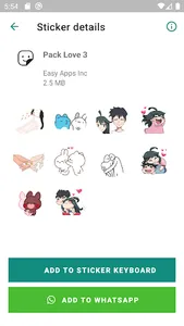 Animated WAStickerApps Love screenshot 3