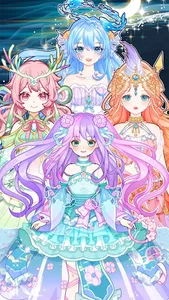 Makeup princess anime dress up screenshot 0