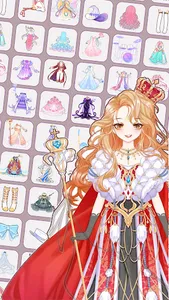 Makeup princess anime dress up screenshot 16