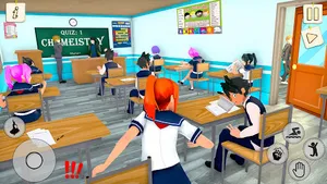 Anime High School Girl Life 3D screenshot 2