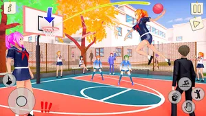 Anime High School Girl Life 3D screenshot 3
