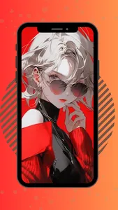 Anime Girlboss Cute Wallpaper screenshot 3