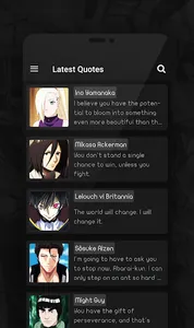 Anime Quotes screenshot 0