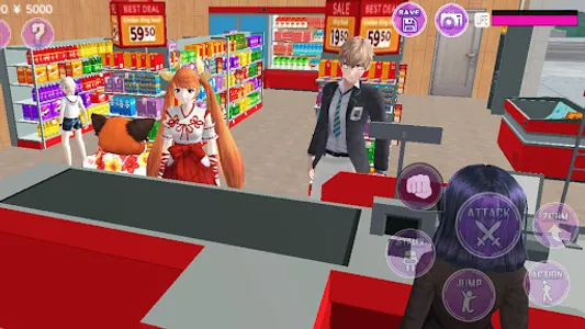 High Girl school simulator 3D screenshot 0