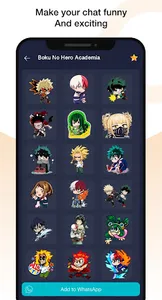 Anime Stickers for Whatsapp screenshot 4