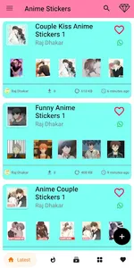 Anime Stickers For WhatsApp screenshot 1