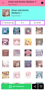 Anime Stickers For WhatsApp screenshot 2