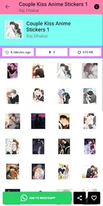 Anime Stickers For WhatsApp screenshot 5