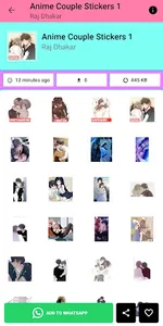 Anime Stickers For WhatsApp screenshot 6