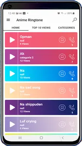 Anime Ringtones Sound - Anime  screenshot 2