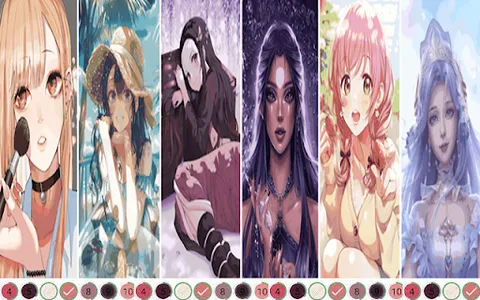 Anime Pixel - Color By Number screenshot 0
