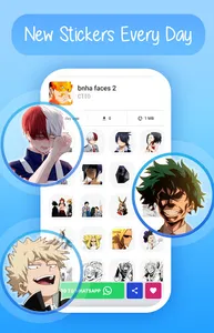 Anime Stickers for WhatsApp screenshot 1