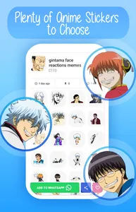 Anime Stickers for WhatsApp screenshot 3