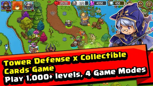 Crazy Defense Heroes - TD Game screenshot 0