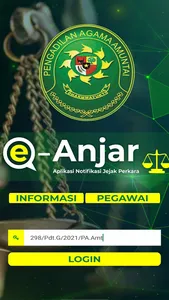 e-Anjar (Aplikasi Notifikasi J screenshot 0