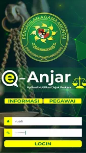 e-Anjar (Aplikasi Notifikasi J screenshot 2
